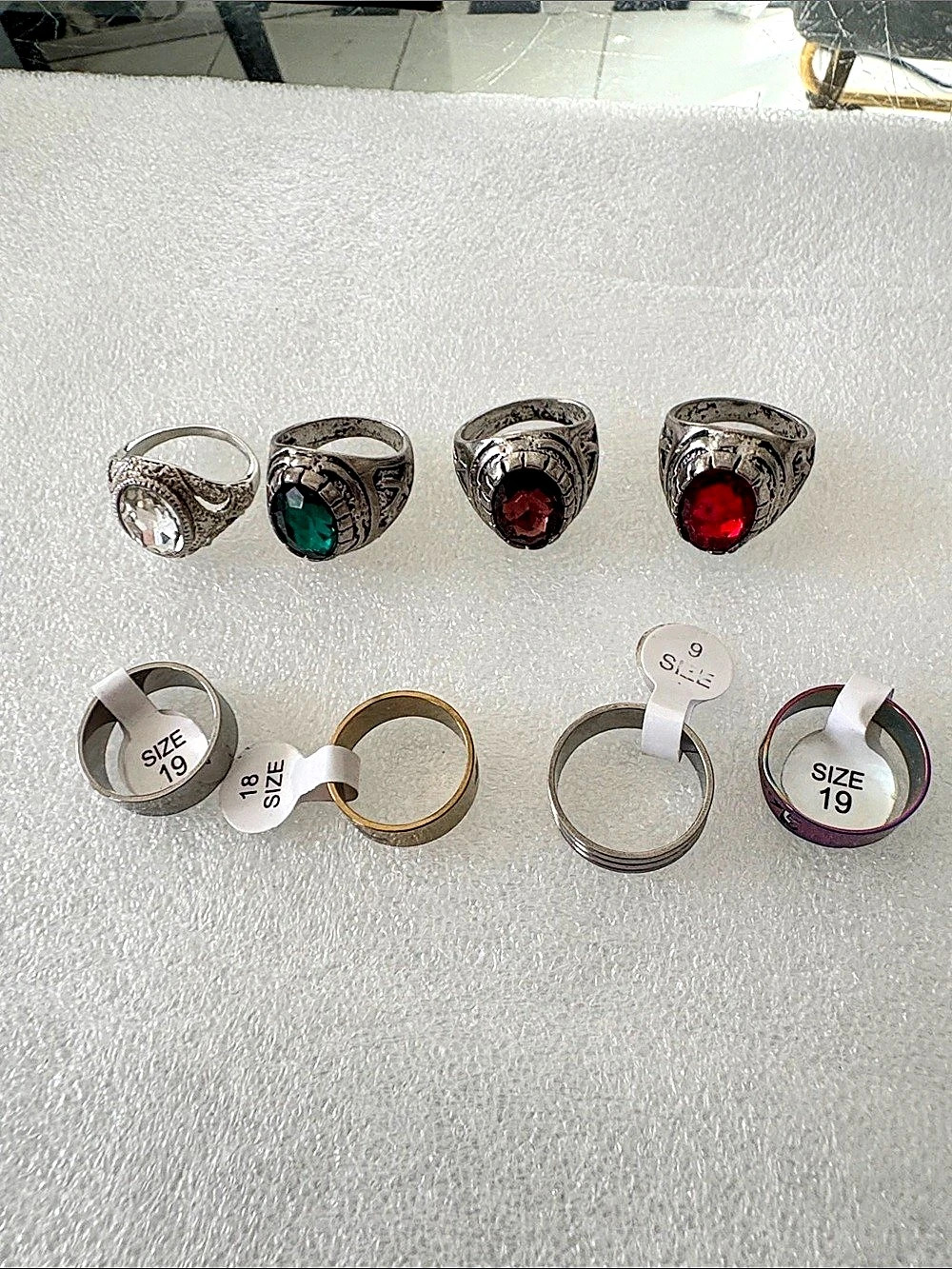 Ring Set Silver & Red NWT buy one get one